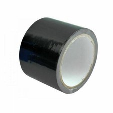 4 Rolls 75mm 18m Silage BLACK Tape Agricultural Bale Agri Bag Repair Farmers PVC