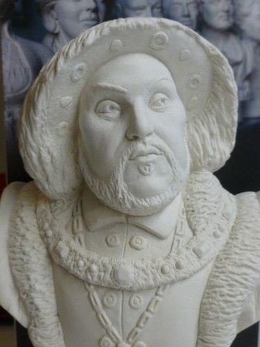 Henry viii plaster bust - henry,