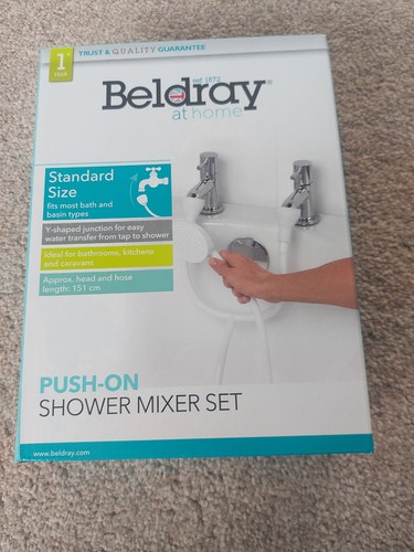 Beldray push tap mounted - push-on,