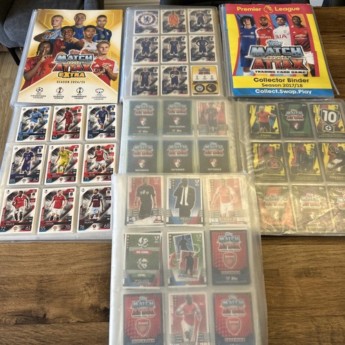 Match attax binders with - match,