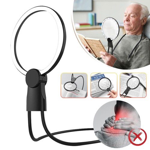 Wearable led magnifying glass - led,