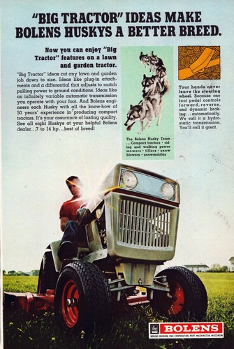 Vintage 1970 bolens husky - husky, lawn