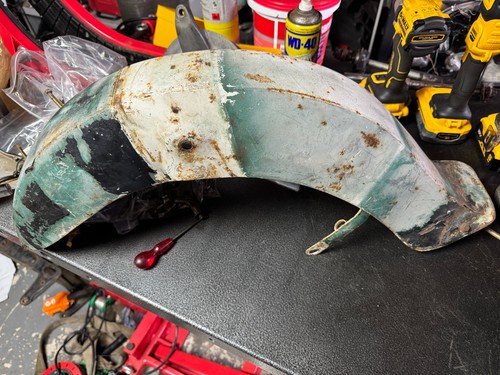 Honda c72 front mudguard - honda,