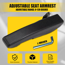 Universal Left Side Black Adjustable Car Seat Armrest For RV Van Boat Truck Car