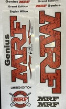 MRF GENIUS Cricket  Bat 3D Embossed Stickers(replica) New Design