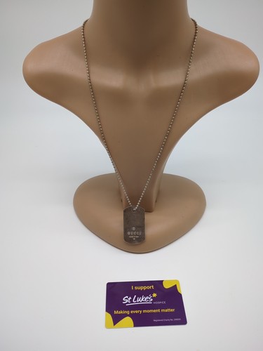 Gucci dog tag 925 stamped - tag,