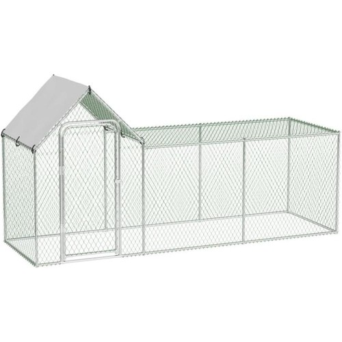 Large metal chicken coop - large,