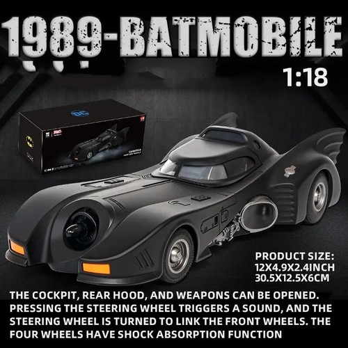 1989 batman batmobile - 1:18,