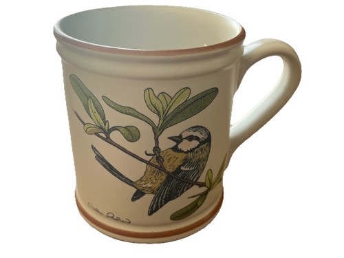 Denby stoneware mug birds - denby, mug.