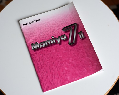 Mamiya 7ii instruction manual - 7ii,