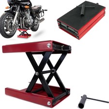 Stable 500kg Motorcycle Lift Scissor Motorbike Vehicle Lift Stand Jack 1100LBS