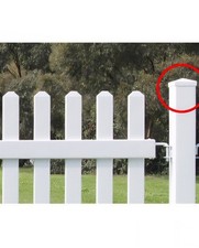 PVC Lawn Picket Fencing And Accessories for Portable Event Wedding Fencing White