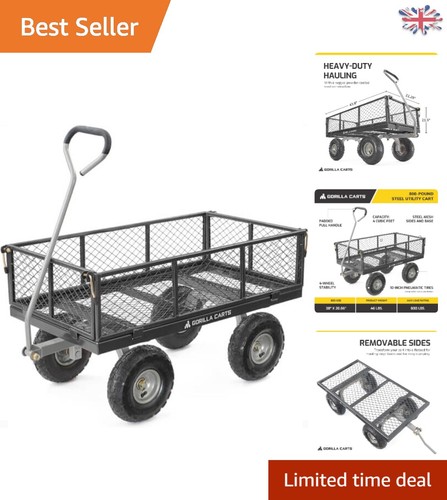 Gorilla cart black utility - gorilla,