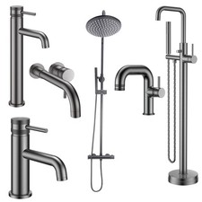 Gun Metal Basin Bath Filler