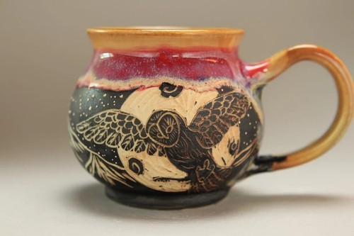 Pitch pine pottery stoneware - pitch,
