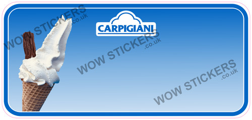 Ice cream van sticker