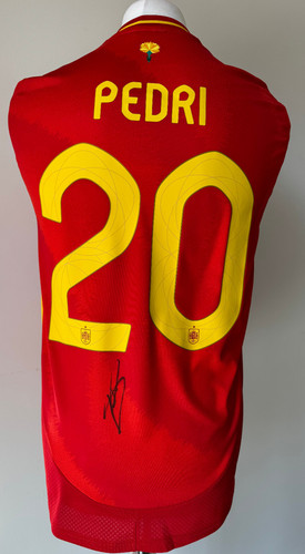 Signed pedri shirt spain - shirt,