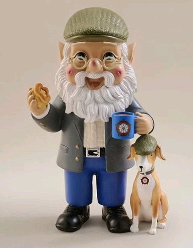 Mini flat cap man and - cap, dog
