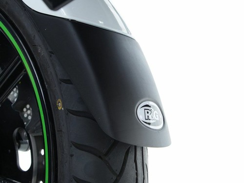 Black front fender - black, extension