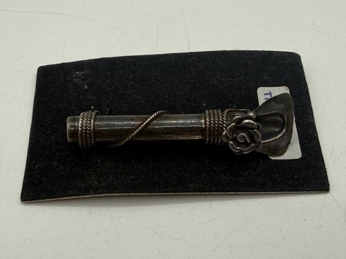 Sterling silver vtg tussie - silver,,