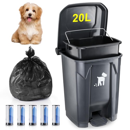 20l dog poop trash - poop, with