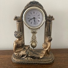 Vintage Resin Mantel Clock
