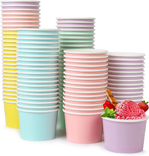 Paper ice cream cups 100 - cups,100, x
