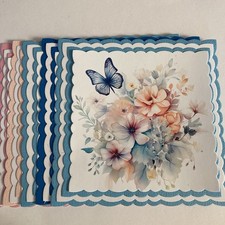 CRAFT ROOM CLEAR OUT Card Making Items 15 Base Die Cuts +5 Toppers (J120)