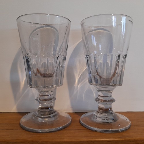 Victorian rummer drinking - 2x,