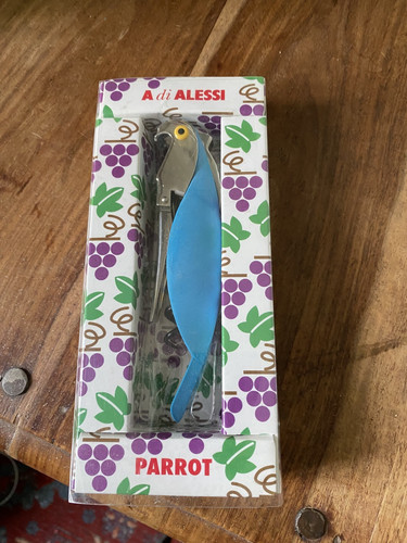 Alessi parrot corkscrew - alessi, brand