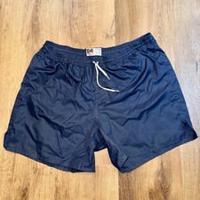 Vtg Soccer Shorts Navy Solid Nylon Thin Shiny Glanz umbro DA 90s Mens 2XL XXL