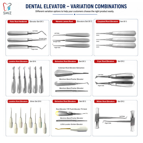 Dental root elevator luxating - dental, elevator,
