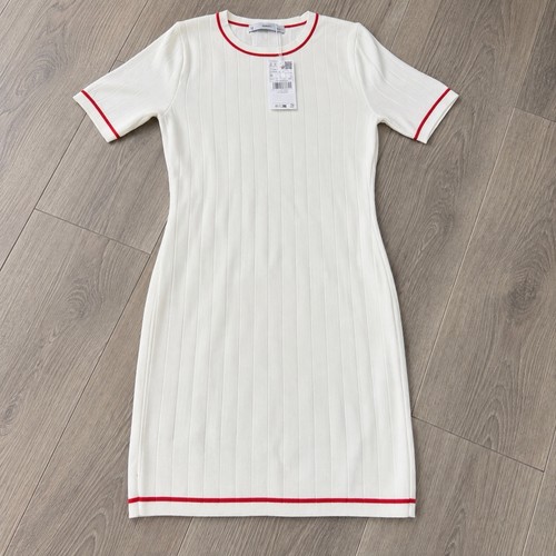 Mango white ribbed - white,
