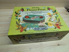 Vintage Spears Flower Press 1982 In Original Box Great Condition Complete