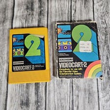 Fairchild Channel F Videocart 2 Desert Fox Shooting Gallery Game Vintage 70s