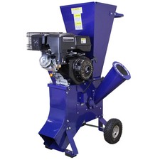 15HP Wood Chipper Petrol Garden Tree Commercial Timber Brush Branch Shredder