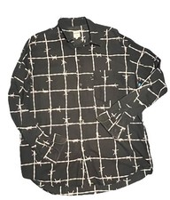 Rare. 90s Moschino Barbed Wire Shirt. Size XL