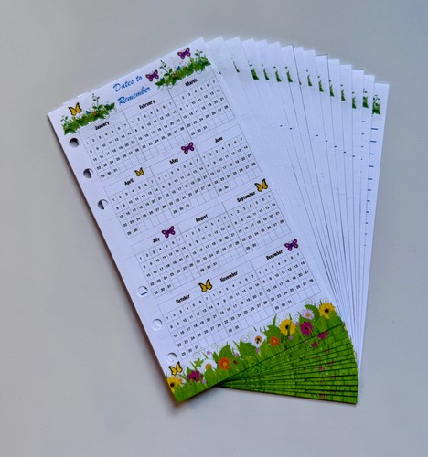 Personal filofax paper set - paper,