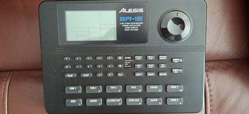 Alesis drum machine with - sr-16,