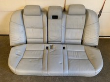 BMW E60 M5 V10 Saloon Rear Leather Folding Ski Hatch Seats Merino Silverstone