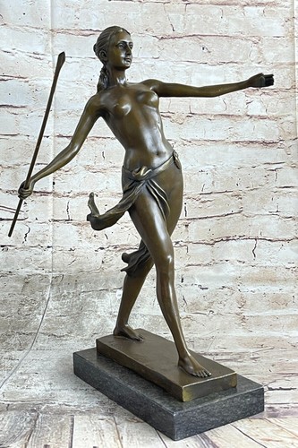 Signed cast bronze diana the - cast,