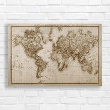 Map Of The World Circa 1860