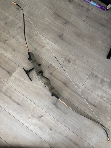 Wooden riser starter bow set - bow,