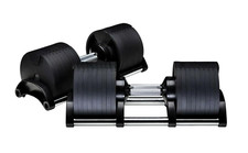 2 x 40KG ADJUSTABLE DUMBBELL HOME GYM WORKOUT SOLID DUMBBELL WEIGHT 2.5kg step