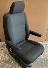 VW T5 T6 Transporter Caravelle Front Passenger Captain Seat Simora Cloth