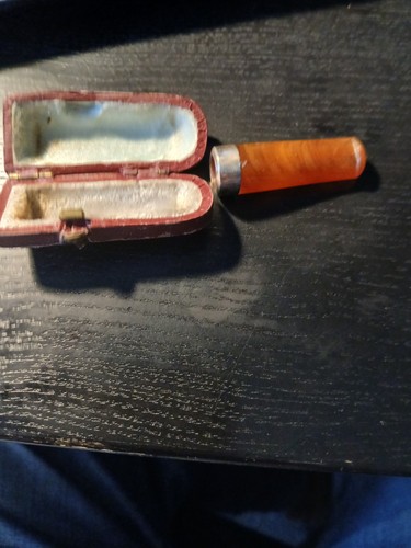 1900 cased amber - amber, cheroot