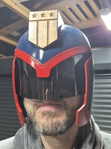 Judge dredd helmet stallone - dredd,