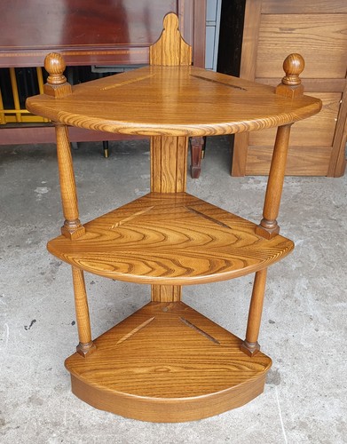 Ercol corner shelf stand - ercol, in