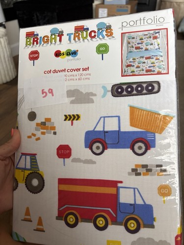 Junior bright trucks duvet - bright,