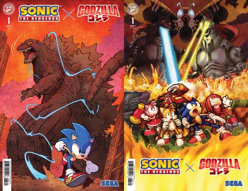 Sonic the hedgehog godzilla - x,